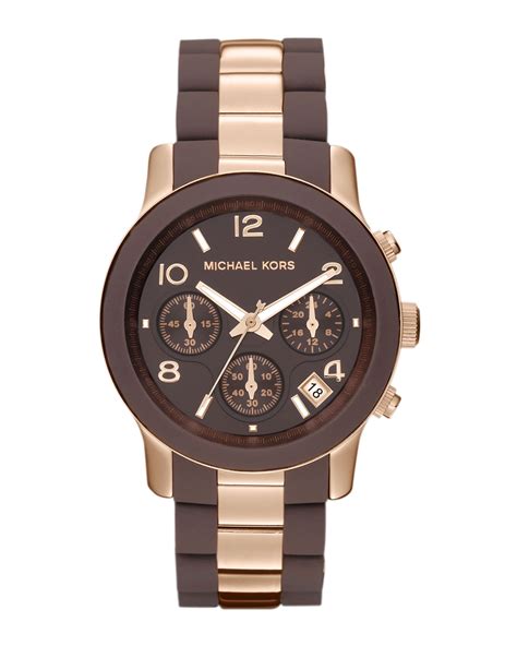 michael kors brown watches